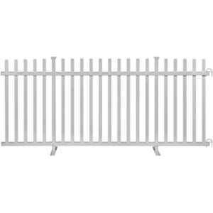 TEMPORARY WHITE PICKET FENCE
